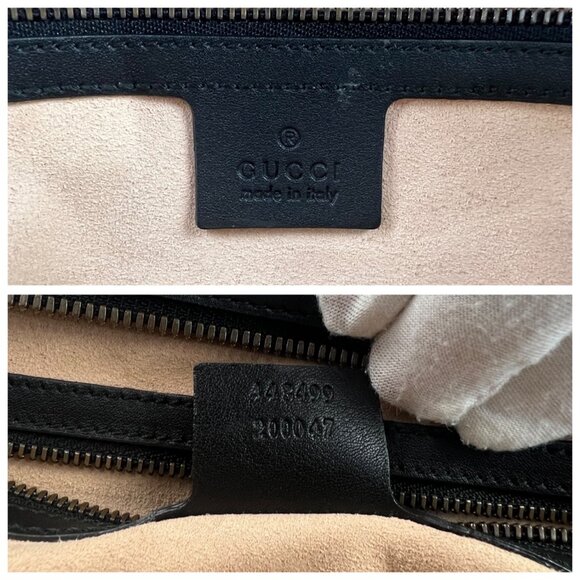 Gucci Marmont Ghost Leather Crossbody Bag - Picture 8 of 9